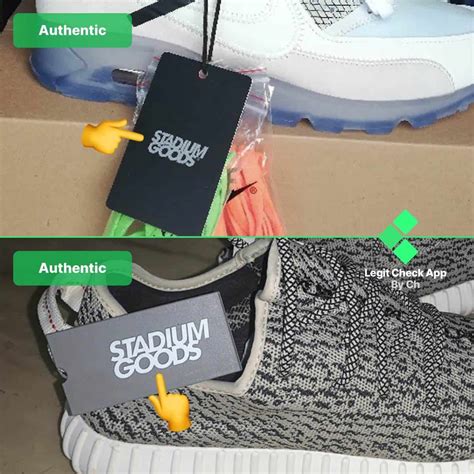 stadium goods fake shoes|stadium goods authenticity tag.